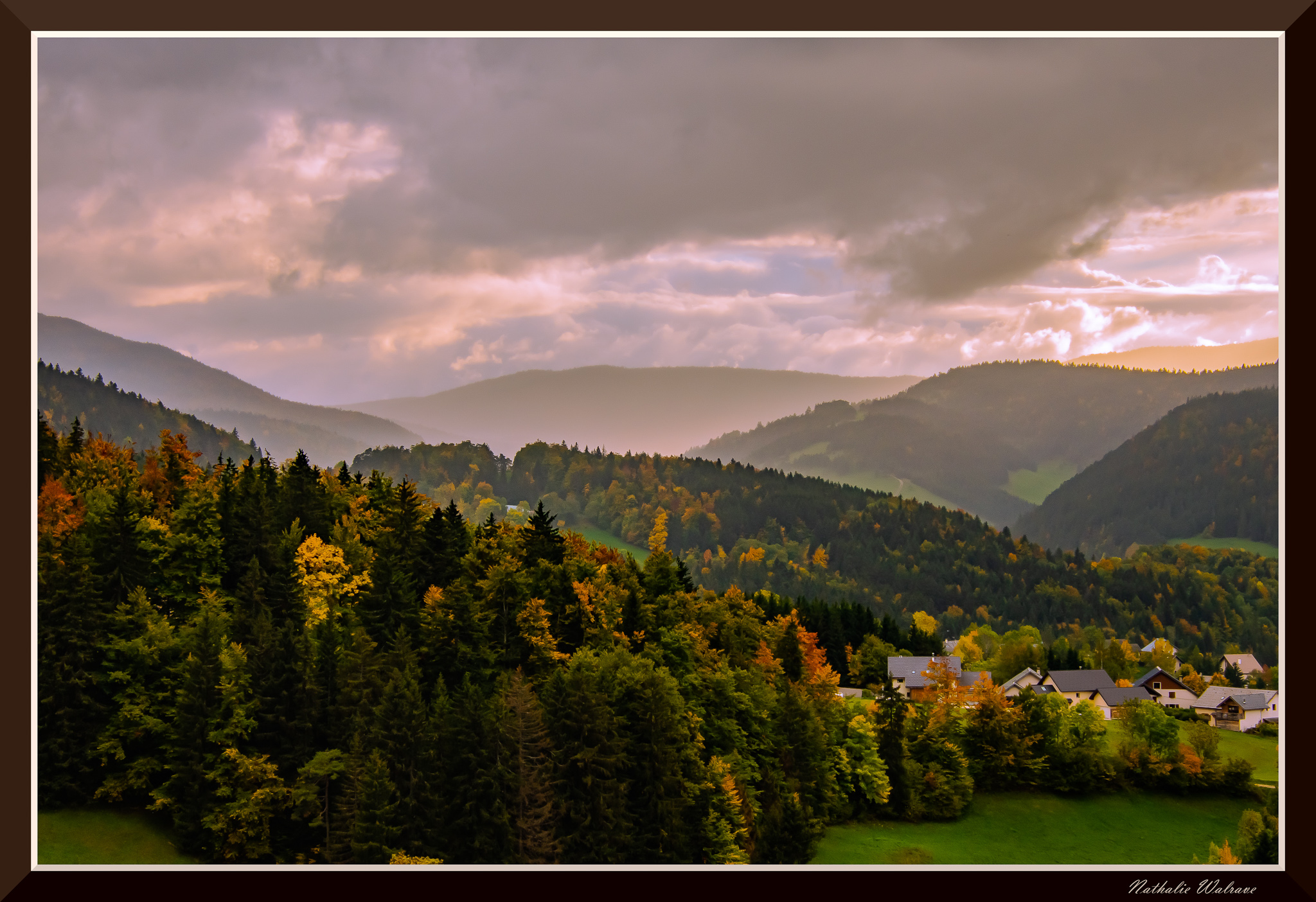 paysage automnal du Vercors